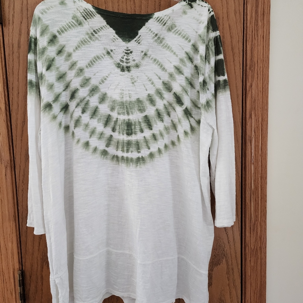 Two Piece knit Crop pant and Tunic outfit by Chico's.